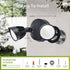 44W 3500LM 2 Heads5000K Philips LED Security Flood Light OutdoorSwitch Controlled Aluminum Security Light, Adjustable