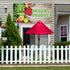Sign Destination 12inx30in, 4 Grommets, Set 2 Vinyl Banner Sign Organic Produce Restaurant Cafe Bar Marketing