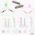 Gikfun 4.2mm 18-24 AWG Wire Connectors Housing Terminal, Male & Female Plug Housing and Pin Header Kit