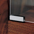 Glass Door Pivot Hinge, Satin Black, Pair