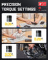 E1 Set, 50 5/32Hex, Fanttik Max Electric Screwdriver, Mini Precision Screwdriver Magnetic Bits, Magnetic Storage