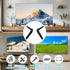 Decumeby TV Stand Legs, Base Stand TV Cabinet Legs No Drill Installation Thick Non Slip Pads for Wood Marble Glass