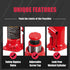BIG RED 2 Ton (4,000 LBs) Capacity Hydraulic Welded Bottle Jack, TAM90203B