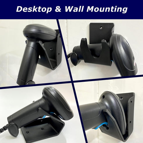 YurMemo LS2208 DS2278 LI4278 (Holder-A1) Universal Scanner Holder,Barcode Scanner Holder,Barcode Reader Bracket Wall