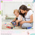 6 1-3 400 ml Arrowbash Pcs Sensory Bottles Kits for Toddlers Kids Plastic Calming Bottles Empty with Lid Calm Down Jar