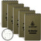 GLORYFIRE Waterproof Notebook Tactical All-Weather Memo Notepad with Waterproof Grid Paper, 3"x5" (5pcs)