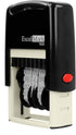 ExcelMark 7820 Self-Inking Rubber Date Stamp - Great for Shipping, Receiving, Expiration Dates (Black Ink)