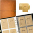 Seed Storage Organizers, Set of 80 Resealable Seed Envelopes and Binder Set for Vegetable