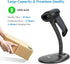 NETUM Bluetooth 1D Barcode Scanner with Stand, 2.4G Wireless & Bluetooth & Wired CCD Scanner for Supermarket, Store,