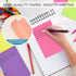 Lined Sticky Notes, 4x6, 8 Pads, Large Sticky Notes with Lines, 8 Bright Colours, Perfect for Office Home School Desk