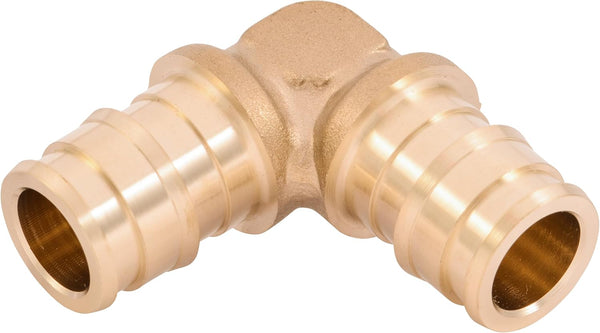 SharkBite 1/2 Inch 90 Degree Expansion Elbow for PEX-A Pipe, Brass Plumbing Fittings for PEX-A Tubing, UAB248LFA