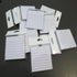 White Sticky Notes Lined 3x3 inches, 12 Pads/Pack, 100 Sheets/Pad, Self-Stick Note Pads with Lines, Office Supplies