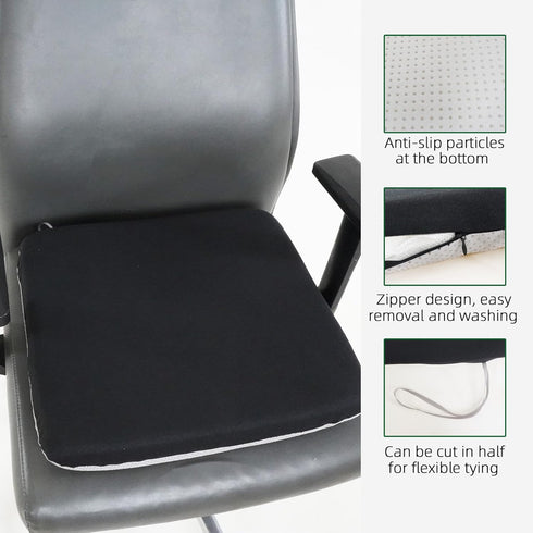 TIERSINI Tailbone Latex Seat Cushion for Long Hours of Sitting - Office Chair, Car & WheelchairPressure Relief Seat