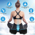 Seat Cushion for Office Chair, Anti-Slip Bottom & Removable Cover, Memory Foam Tailbone Pain Relief Cushion in Black