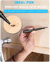 Tnuynoy 4-Piece Set, 3/32", 1/32", 1/16" Setter 1/8" Nail Punch and Center Punch Hardened Cr-V Steel with Non-Slip