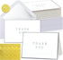 Gueevin 60 Pcs Thank You Cards with Envelopes and Stickers Bulk 3.5