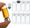PATIKIL 10ml Sample Vials, 20 Pack Empty Borosilicate Glass Vials with Butyl Rubber Stopper and Caps