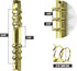 Performore 3 Pack A5 Notebook Mechanism Replacement Kit, 20mm 6-Ring Metal Binder Mechanisms for Loose Leaf Notebook,