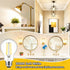 Dimmable A19 Bulb 60W 6W Bulbs 3000K 850 E26 4 Pack ASOMST LED Filament Equivalent, Vintage Edison Light Soft White LM