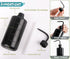 Melphoe Tattoo Wash Bottle Squeeze, 2Pcs 500ml Plastic Squeeze Medical Lab Washing Bottle, Black