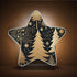 ALAZA Golden Snowflake Tree Merry Christmas Star Shaped LED Night Light Dusk to Dawn Sensor Plug in Night Home Decor