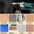 Black 6mm 10PC Masonry Drill Bit Set, 1/4” Concrete Drill Bit Set, Industrial Carbide Tip YG6X, Hex Shank