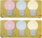 Wrapables Light Bulb Sticky Notes, Set of 2