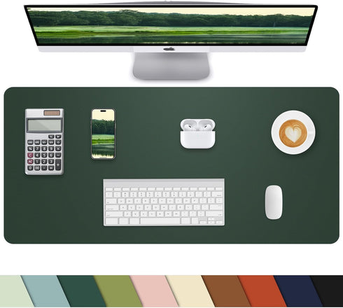 Leather Desk Pad Protector,Desk Cover mat,Office Desk mat,Laptop Mat for Desk, Non-Slip