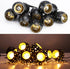 10 G40 Bulbs Decorations(9.84FT) Vigdur Lantern String Lights, Star String Lights Plug in with Clear and Star Plastic