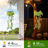 MEYCEMT Summer, 2 Pack 66 IP65 8-12 Solar Hanging Garden Lights for Spring LEDs Realistic Flower Vine Fairy String