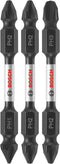 BOSCH ITDEPHV2503 3-Piece Impact Tough Double-Ended Screwdriving Bit Assorted Set, 2-1/2 In.