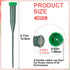 30Pcs 5.71 Inch Flower Water Tube, Plastic Floral Tubes for Fresh Flower Stem, Single Floral Vials with Caps Arranging
