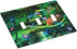Enchanted Fairy Wonderland Decorative Switch Plate Covers - 3 Gang Light Switch Cover for Nursery Kidroom Decor