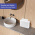 Countertop Commercial Stardrix Paper Towel Dispenser, White Hand Towel Holder for Multifold/C-Fold/Z-Fold Towels