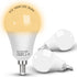 ALIDE E12 A19 A60 LED Ceiling Fan Light Bulbs 100w Equivalent 2700K Warm