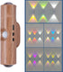 (#2) Bewinner Motion Sensor Wall Sconce | Double Head LED Night Light with Rechargeable Battery for Hallway Stairs