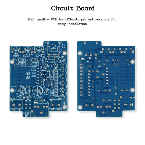 YYSOLDER HD Bluetooth Speaker, Transparent Shell Sound with Multiple Audio Input Modes, Soldering Kit for Electronic