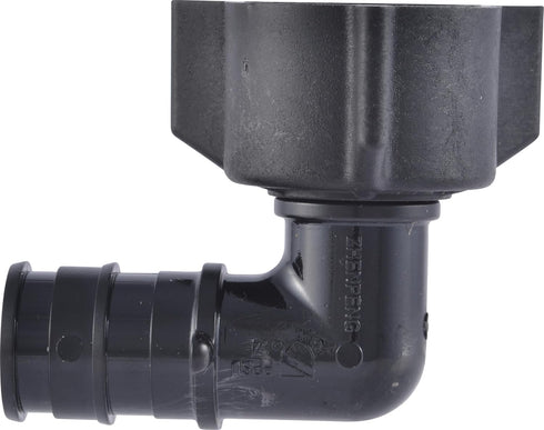SharkBite 1/2 x 1/2 Inch NPSM Expansion FNPT Swivel 90 Degree Elbow for PEX-A Pipe, Pack of 5, Plastic Plumbing Fittings, Poly Female Adapter for PEX-A Tubing, UA532A5 by SharkBite
