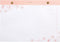 russell+hazel Riveted Paper Bloc Notepad, Blush with Gold Accents, Office Supplies, 10" x 7", 80 Sheets