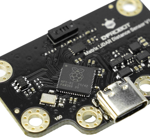 8x8 3D RP2040 VL53L7CX 64-Pixel 3.5m 60 I2C/UART/USB-C ESP32 Matrix ToF Distance Sensor | Onboard & | Depth Imaging |