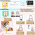 Mini Pocket Bluetooth Printer - Portable Thermal Printer with 13 Roll Papers for Journal/DIY