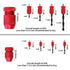 Ruitool Drill Depth Stop for Drill Bits, Adjustable Drill Stop Collar Set for Woodworking Tools, 2 Pcs