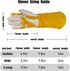 Professional Extra Large MIG/TIG Welding Gloves - Top Grain Leather Cowhide, Reinforced Palm & Thumb, 14 Inches