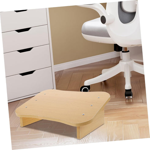 Portable Wooden Step Stool - Non-Slip Footrest for Home Use