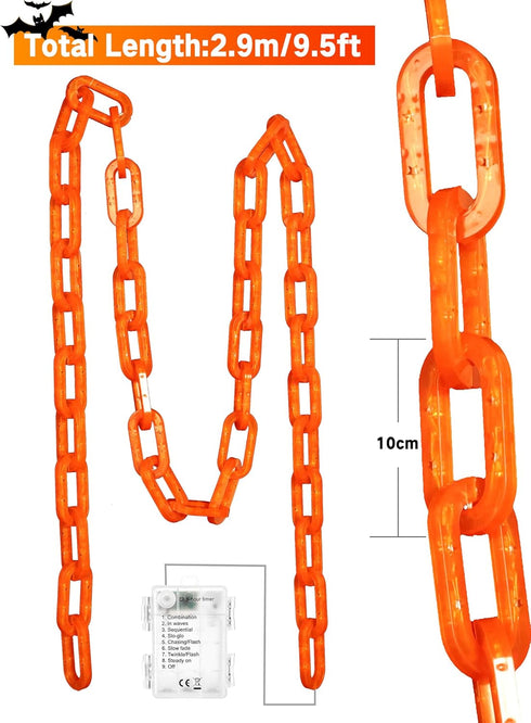 10 160 8 Flacchi Battery String Lights - Ft LED Plastic Chain String Lights with Waterproof, Lighting Modes and Timer