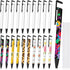 Sublimation Blank Heat Transfer Ballpoint Pens - White Aluminum Customized Clip Pen for DIY School Supplies