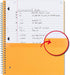 Five Star Spiral Notebook + Study App, 3 Subject, Wide Ruled, 150 Sheets, 10-1/2" x 8" Tidewater Blue (73184)