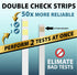 2X (100 Double-Check Protein Test Strip Kit - More Dependable Protein Test for Urine, Protein Urinalysis Home Urine