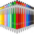 Zonon 38 Pieces Rubberized Ballpoint Pen with Stylus Tip, Stylish Metal Pen, Black Ink for Most Devices (Assorted