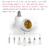YCSSSD E12 E26 E12 E26 Bulb Bulb 6 Pack to Adapter Chandelier Light Socket Converter, Candelabra to Medium Socket
